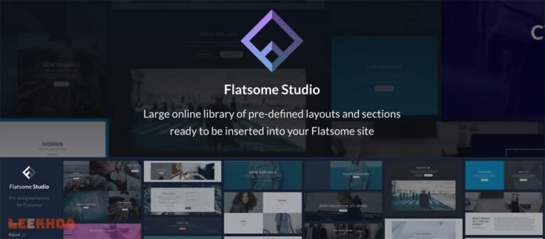 Cách sử dụng Flatsome Studio để tạo trang web thương mại điện tử 1