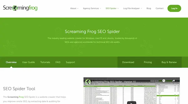 Screaming Frog - công cụ hỗ trợ seo website