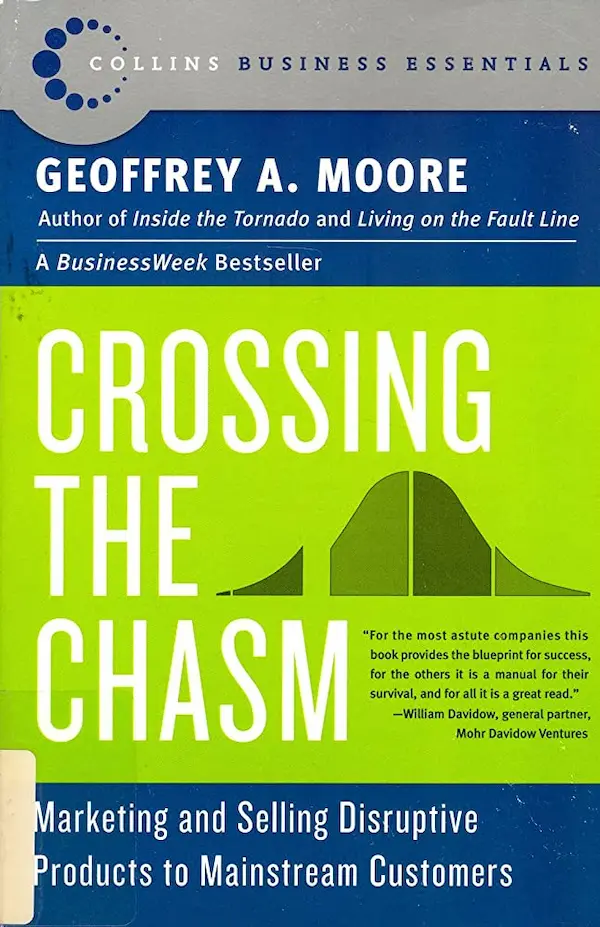 "Crossing the Chasm: Marketing and Selling High-Tech Products to Mainstream Customers" - Geoffrey A. Moore