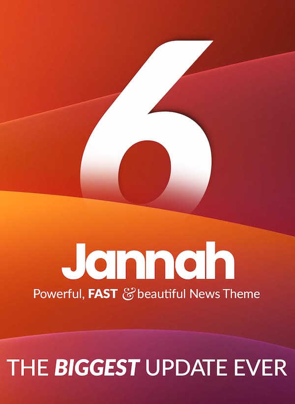 Jannah theme update 6.0